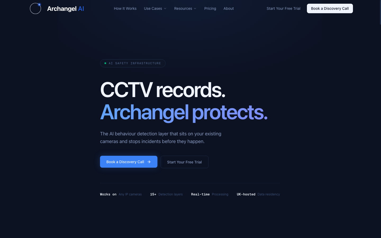 Archangel Protect AI website homepage
