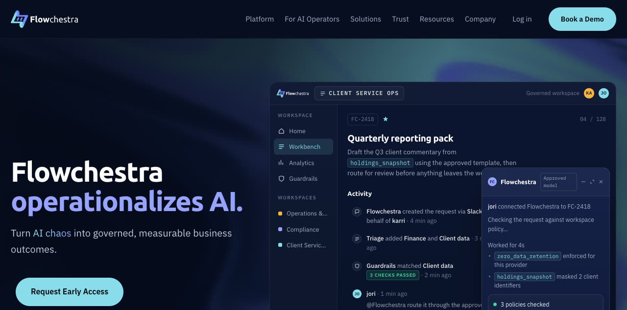 Flowchestra website
